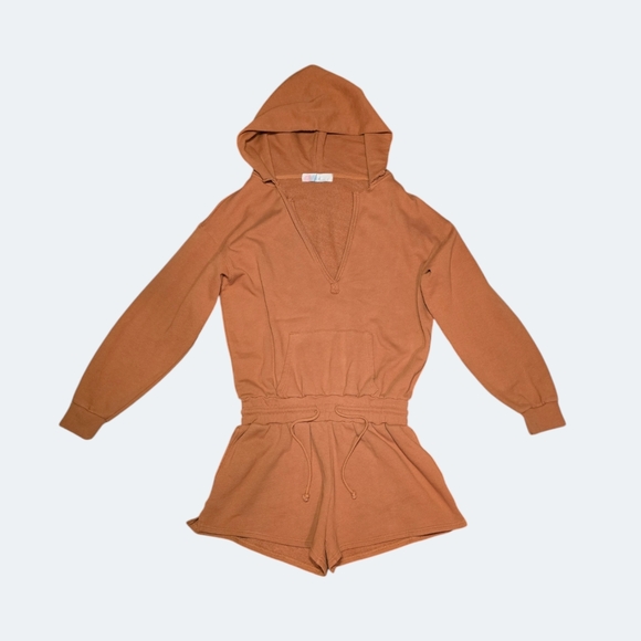 Free People Beach | Women’s Kickin It Romper in Bright Cider Size Medium - Picture 3 of 12